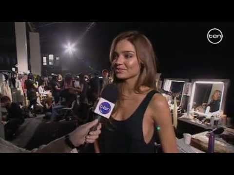 Miranda Kerr's catwalk debut