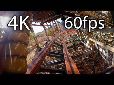Back row point of view footage of Iron Rattler