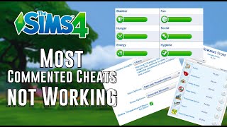 The Sims 4 Most Commented Cheats (Not Working)