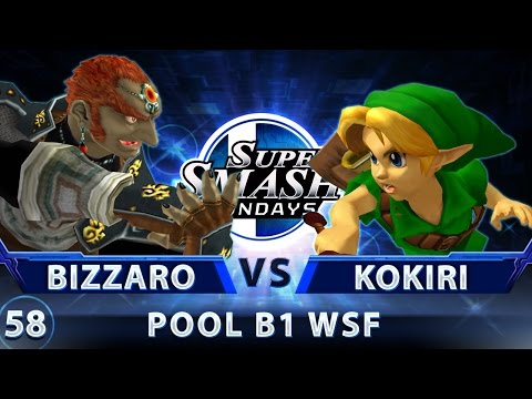 SSS 58 - Bizzaro Flame (Ganon) vs. Kokiri Soldier (Y. Link) - SSBM Pool B1 WSF - Smash Melee