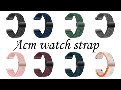 ACM Watch Strap Woven Braided Magnetic for Noise Noisefit Evolve