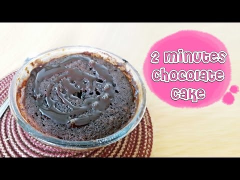2 Minutes Eggless Chocolate Cake | Microwave Cake