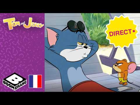 Capture d'écran du flux en direct de la chaîne de télévision gratuite en ligne Boomerang France