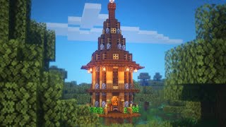 Minecraft: How to Build a Swamp Starter House | Simple House Survival Tutorial