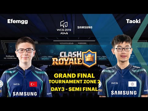 WCG 2019 GF | Clash Royale Final | Efemgg vs Taoki