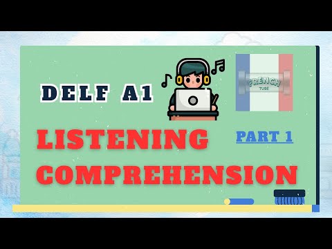 Practice DELF A1 Listening Comprehension | A1 Compréhension Orale  | French for Beginners #french