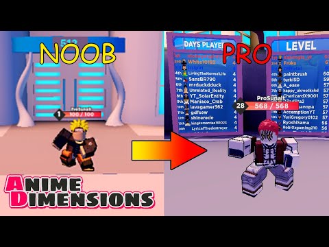 (Part 1) NOOB to PRO - Best Starter & Tips [*Anime Dimensions*]