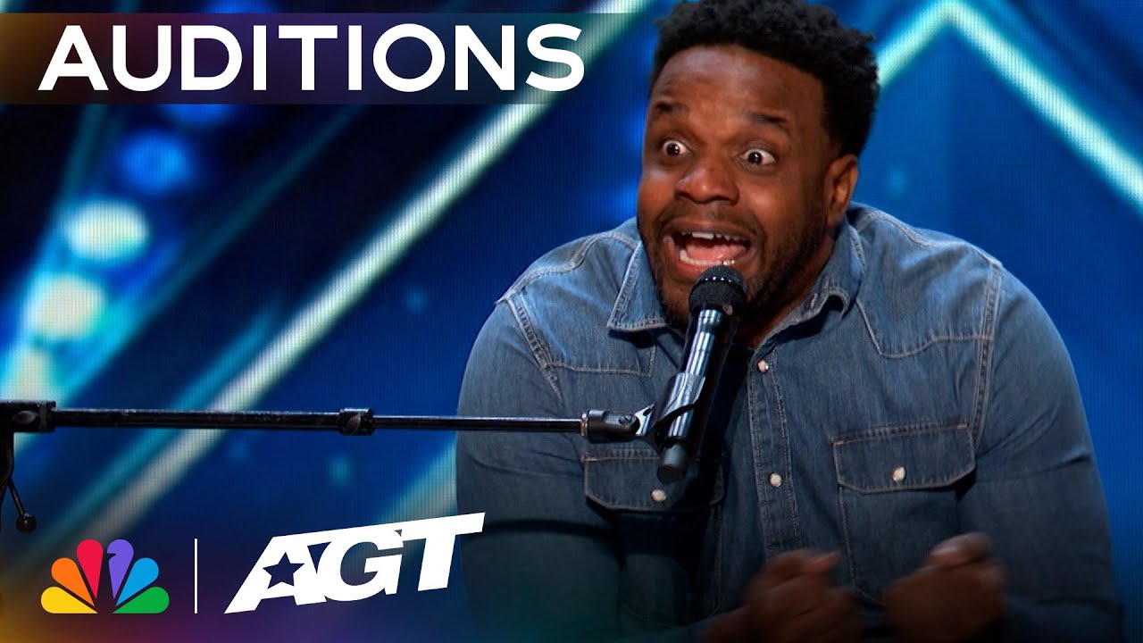 HILARIOUS Comic Barry Brewer Talks Black Church Music | Auditions | AGT 2023 thumbnail