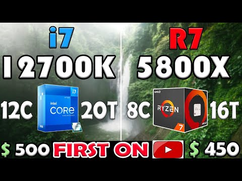 Core i7 12700K vs Ryzen 7 5800X | RTX 3090 - TEST IN 10 GAMES