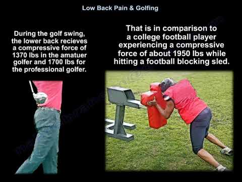 Dolor de espalda y golf