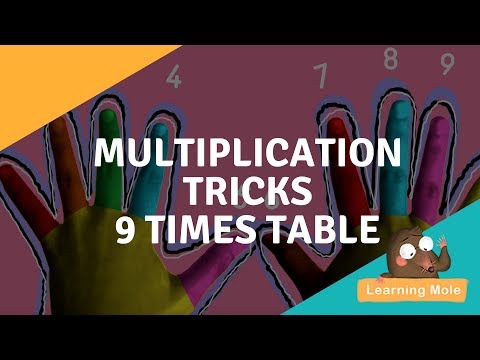 Multiplication Tricks for Kids - 9 Times Table