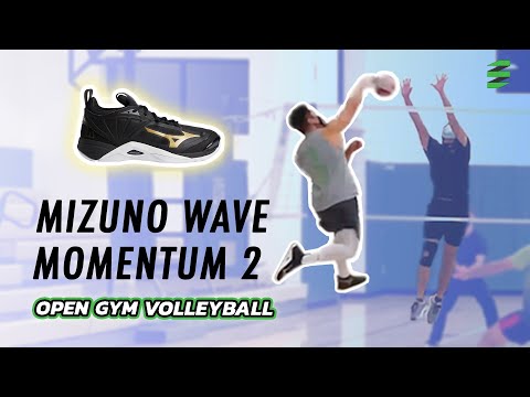 Testing Out Mizuno Wave Momentum 2 Shoes | Volleyball Open Gym