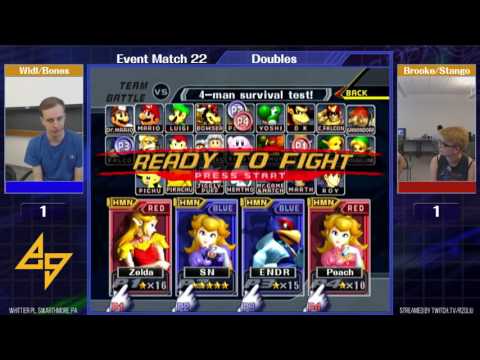 Event Match 22: Widl/Bones (Blue) vs Brooke/Stango (Red) - Round Robin
