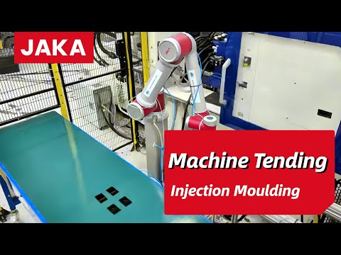 Injection Moulding Machine Tending with JAKA Zu 12