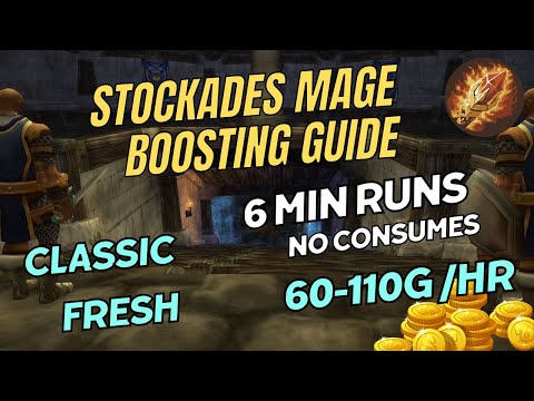CLASSIC FRESH - STOCKADES MAGE BOOSTING GUIDE 6 MIN RUNS