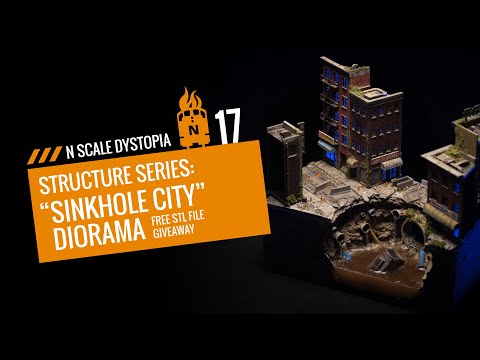 Structure Series 17: Creating an Apocalyptic City Block with 3D Printed Building Facades