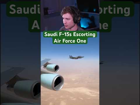 Saudi F-15s Escorting Air Force One