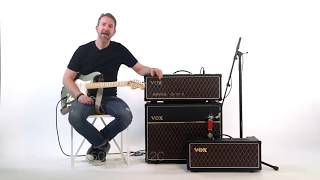 Video thumbnail for VOX Custom Series AC30CH & AC15CH Heads, V212C Cab by VoxShowroom