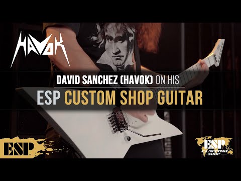 David Sanchez (Havok) | ESP Custom Shop | ESP Guitars