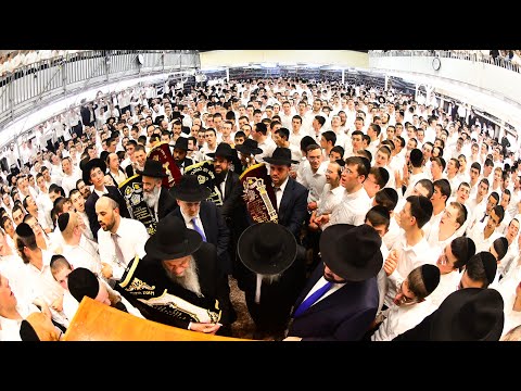 Hachnosas Sefer Torah at Ponavezh Honoring Rav Gershon Edelstein ZT’L | הכנסת ספר תורה - פוניבז