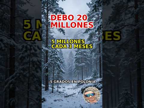 🇨🇴 Debo 20 MILLONES y estoy a -5°❄️ en Polonia pagándolos 💪 | Colombia vs Polonia 🇵🇱