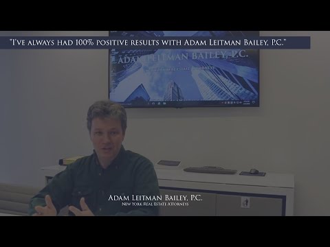 “I’ve always had 100% positive results with Adam Leitman Bailey, P.C.” testimonial video thumbnail