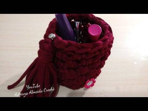 Cachepour Crochê Fio de Malha Fácil e Rápido "passo a passo"