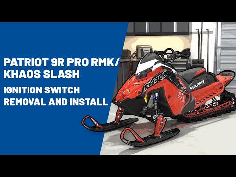 2023+ Patriot 9R Pro RMK/Khaos Slash Ignition Switch Removal and Installation | Polaris Snowmobiles