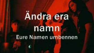 Tokio Hotel - Gegen meinen Willen svensk och tysk text