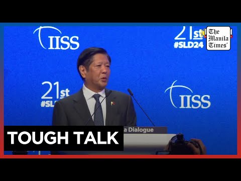 Marcos keynotes IISS Shangri-la Dialogue in Singapore Highlights 2/4