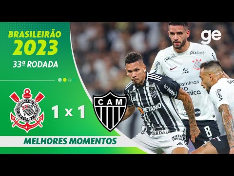Gols e lances de Corinthians x Atlético Mineiro