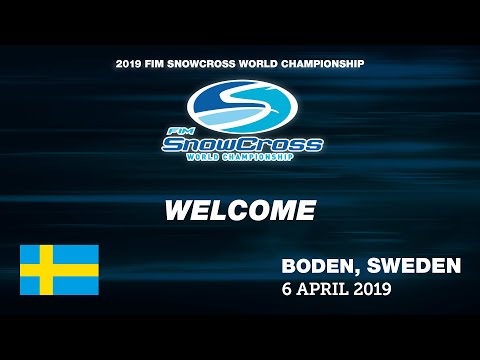 Welcome to Boden - FIM Snowcross World Championship - Sweden 2019 #Motocross
