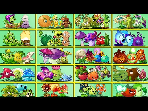 Random 20 Team 3 Plants Battlez - Who Will Win? - PvZ 2 Tournament