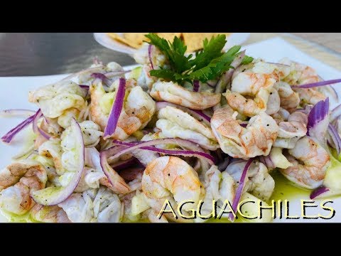 COMO HACER AGUACHILES DE CAMARON