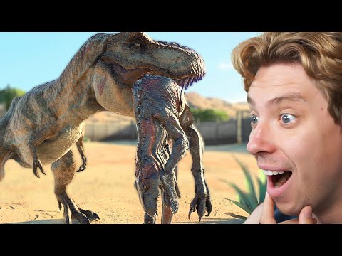 T-Rex vs Hybrid DEATH MAZE in Jurassic World
