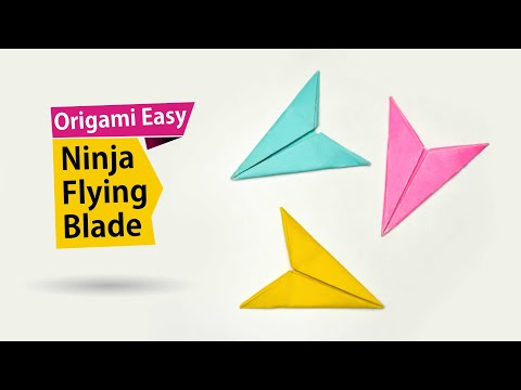 Origami Shuriken Origami Ninja Star Tutorial