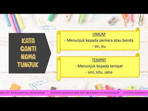 KATA GANTI NAMA TAHUN 5