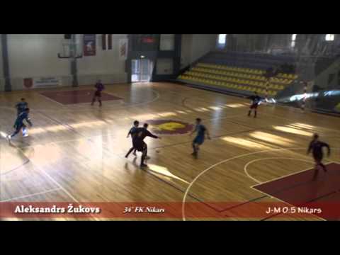 FC Jelgava-Monarch vs FK Nikars 09.04.2011 Latvijas telpu futbola čempionāts 2010/2011