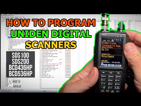 How to Program Uniden Digital Scanners | SDS100 SDS200 BCD436HP BCD536HP