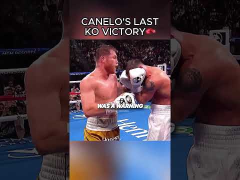 Canelo’s Last KO Win