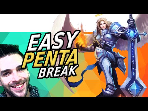 KAYLE Jungle Devoreur GODTIER ♦ EASY PENTA break sans les mains ! Smite Skyyart