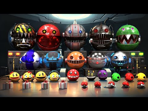 PACMAN VS ROBOT MONSTER PACMAN A COLLECTION OF THE ADVENTURES OF MRS. PACMAN @AyotaTe