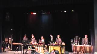 Dylan Hunn plays Ney Rosauro Concerto for Marimba and Percussion Ensemble, Movement 1 and 4