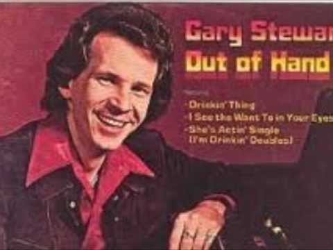 She's Actin' Single (I'm Drinkin' Doubles)~Gary Stewart.wmv