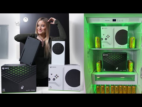 Xbox Series X and S Unboxing - IN FRONT OF THE XBOX FRIDGE!!!