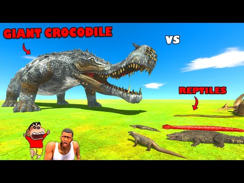 Upgrading MACHIMOSAURUS REX into GIANT MONSTER CROCODILE in Animal Revolt Battle Simulator with CHOP