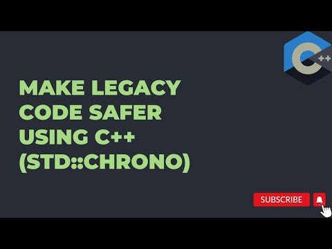 Make legacy code safer using C++ (std::chrono)