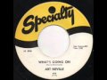 Art Neville: What's going on 