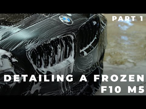 Detailing A Frozen (Matte) Black M5 - Part 1