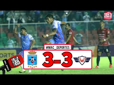 RESUMEN: Blooming rescató un empate sobre el final frente a Wilstermann 3-3